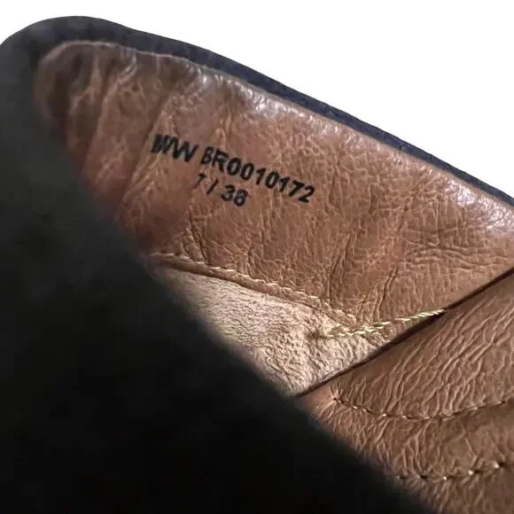 Born Bandy Blanket Aztec Clogs Womens 7 Blue Wool Leather Slip On Comfort - Picture 8 of 12